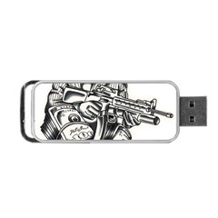 Scarface Movie Traditional Tattoo Portable USB Flash (Two Sides)