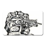 Scarface Movie Traditional Tattoo Magnet (Rectangular) Front