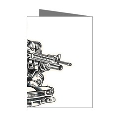 Scarface Movie Traditional Tattoo Mini Greeting Cards (pkg Of 8) by tradlinestyle