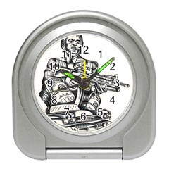 Scarface Movie Traditional Tattoo Travel Alarm Clock by tradlinestyle