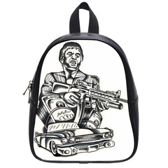 Scarface Movie Traditional Tattoo School Bag (small) by tradlinestyle