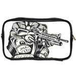 Scarface Movie Traditional Tattoo Toiletries Bag (Two Sides) Front