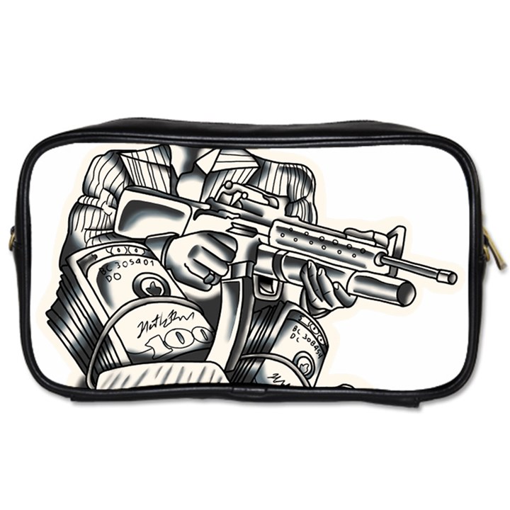 Scarface Movie Traditional Tattoo Toiletries Bag (Two Sides)