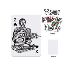 Scarface Movie Traditional Tattoo Playing Cards 54 Designs (mini) by tradlinestyle