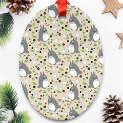 Pattern My Neighbor Totoro Ornament (oval)