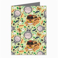 My Neighbor Totoro Pattern Greeting Cards (pkg Of 8)