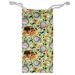 My Neighbor Totoro Pattern Jewelry Bag by danenraven