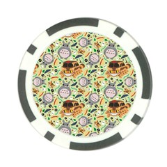 My Neighbor Totoro Pattern Poker Chip Card Guard by danenraven