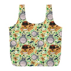 My Neighbor Totoro Pattern Full Print Recycle Bag (l) by danenraven