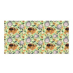 My Neighbor Totoro Pattern Satin Wrap 35  X 70  by danenraven