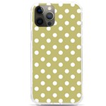 Lime Green Polka Dots iPhone 12 Pro max TPU UV Print Case Front