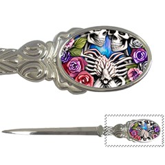 Floral Skeletons Letter Opener by GardenOfOphir