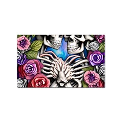 Floral Skeletons Sticker Rectangular (10 Pack) by GardenOfOphir