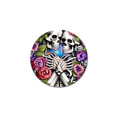 Floral Skeletons Golf Ball Marker (4 Pack) by GardenOfOphir