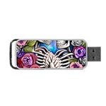 Floral Skeletons Portable USB Flash (One Side) Front