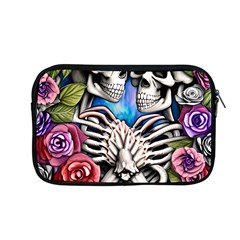 Floral Skeletons Apple Macbook Pro 13  Zipper Case by GardenOfOphir