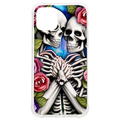 Floral Skeletons Iphone 12/12 Pro Tpu Uv Print Case by GardenOfOphir