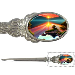 Sunset Over A Lake Letter Opener by GardenOfOphir