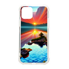 Sunset Over A Lake Iphone 11 Pro 5 8 Inch Tpu Uv Print Case by GardenOfOphir