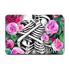 Floral Skeletons Small Doormat by GardenOfOphir