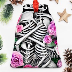 Floral Skeletons Bell Ornament (two Sides) by GardenOfOphir