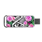 Floral Skeletons Portable USB Flash (One Side) Front