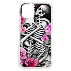 Floral Skeletons Iphone 12 Mini Tpu Uv Print Case	 by GardenOfOphir