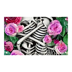 Floral Skeletons Banner And Sign 5  X 3  by GardenOfOphir