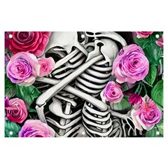 Floral Skeletons Banner And Sign 6  X 4  by GardenOfOphir