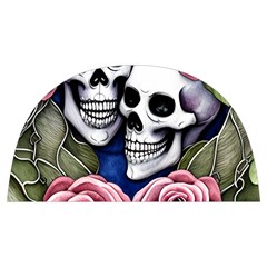 Skulls And Flowers Anti Scalding Pot Cap by GardenOfOphir