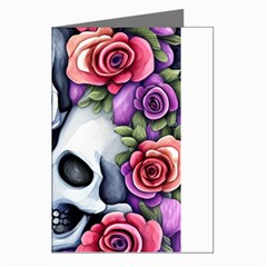 Floral Skeletons Greeting Cards (pkg Of 8) by GardenOfOphir