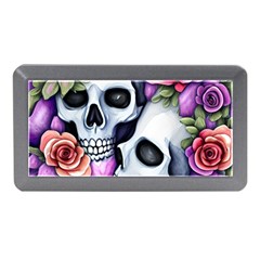 Floral Skeletons Memory Card Reader (mini) by GardenOfOphir