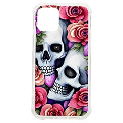 Floral Skeletons Iphone 12 Mini Tpu Uv Print Case	 by GardenOfOphir