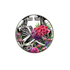 Gothic Floral Skeletons Hat Clip Ball Marker (10 Pack)