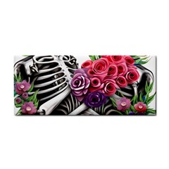 Gothic Floral Skeletons Hand Towel by GardenOfOphir