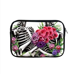 Gothic Floral Skeletons Apple Macbook Pro 15  Zipper Case by GardenOfOphir