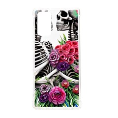 Gothic Floral Skeletons Samsung Galaxy Note 20 Tpu Uv Case by GardenOfOphir