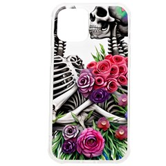 Gothic Floral Skeletons Iphone 12 Pro Max Tpu Uv Print Case by GardenOfOphir