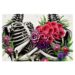 Gothic Floral Skeletons Banner And Sign 6  X 4  by GardenOfOphir