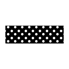 Black And White Polka Dots Sticker (bumper) by GardenOfOphir