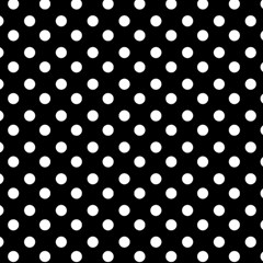 Black And White Polka Dots Play Mat (square) by GardenOfOphir