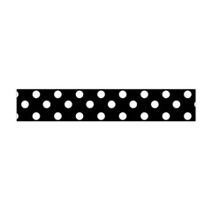 Black And White Polka Dots Premium Plush Fleece Scarf (mini) by GardenOfOphir