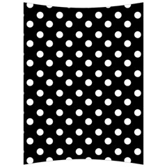 Black And White Polka Dots Back Support Cushion by GardenOfOphir