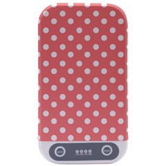 Coral And White Polka Dots Sterilizers by GardenOfOphir