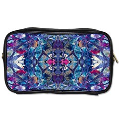 Denim On Pour Toiletries Bag (two Sides) by kaleidomarblingart