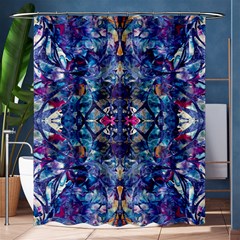 Denim On Pour Shower Curtain 60  X 72  (medium)  by kaleidomarblingart