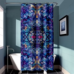 Denim On Pour Shower Curtain 36  X 72  (stall)  by kaleidomarblingart