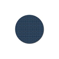 Blue Diamonds Motif Fancy Pattern Design Golf Ball Marker (4 Pack) by dflcprintsclothing