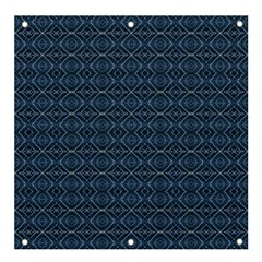 Blue Diamonds Motif Fancy Pattern Design Banner And Sign 4  X 4  by dflcprintsclothing