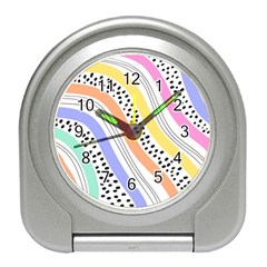 Background Abstract Wallpaper Travel Alarm Clock by Ravend